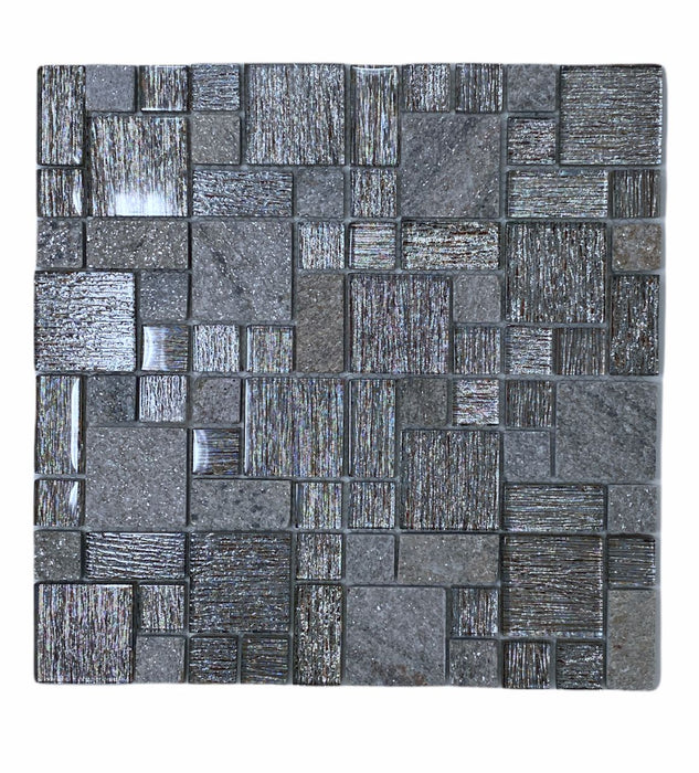 Mosaic Relief Grey 12"x12" Sheet 1 sqft / piece