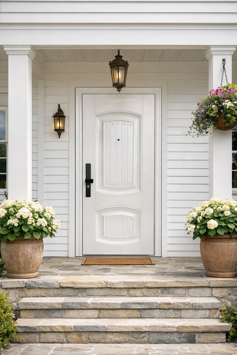 Strong Man Steel Metal Security Door 36x80 Roma JW-7