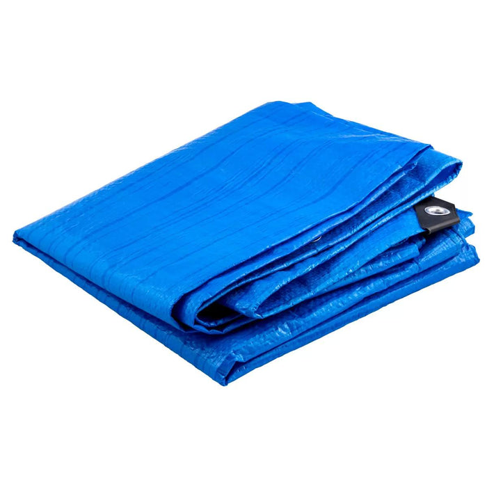 BestValue 16' x 20' Blue Tarpaulin Lifetime Warranty F061620