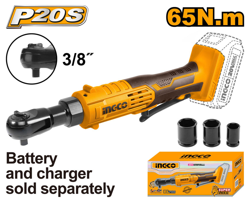 Ingco 3/8" Driver Ratchet 20V CDRLI2060151