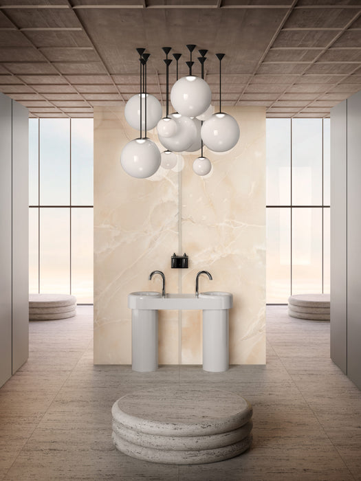 Lumix Ivory 80x240 (31.49" x 94.4") Porcelain Slab 15mm Thick 20.66 sqft/f