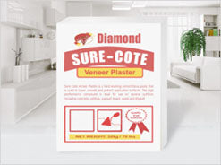 Diamond Sure-Cote Veneer Plaster Unsanded White INTERIOR  22lbs