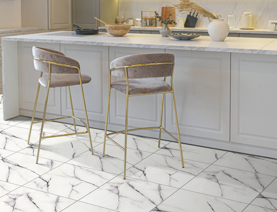 56586 Carrara 56x56 (22" x 22") Ceramic Floor Tile PPB 3.37 sqft/p