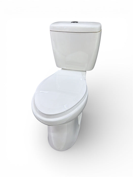 Gold Standard Gamma 6622 Push Button Elongated White Toilet