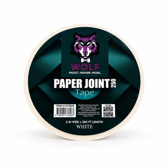 Wolf Drywall Paper Joint Tape 2"x500ft PJT5002