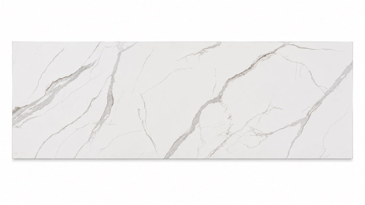 Alice White 80 x 260 x 15mm (31.49" x 102.36") Sintered Stone Slab  TX82615L28