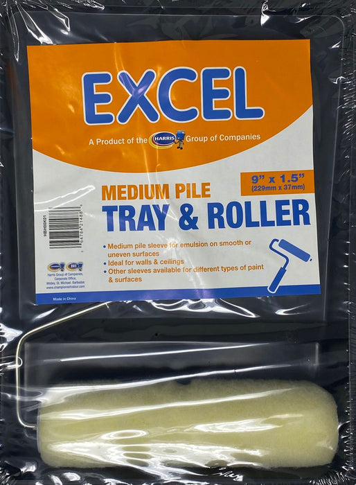 BH Excel 9" 3pc Roller Set