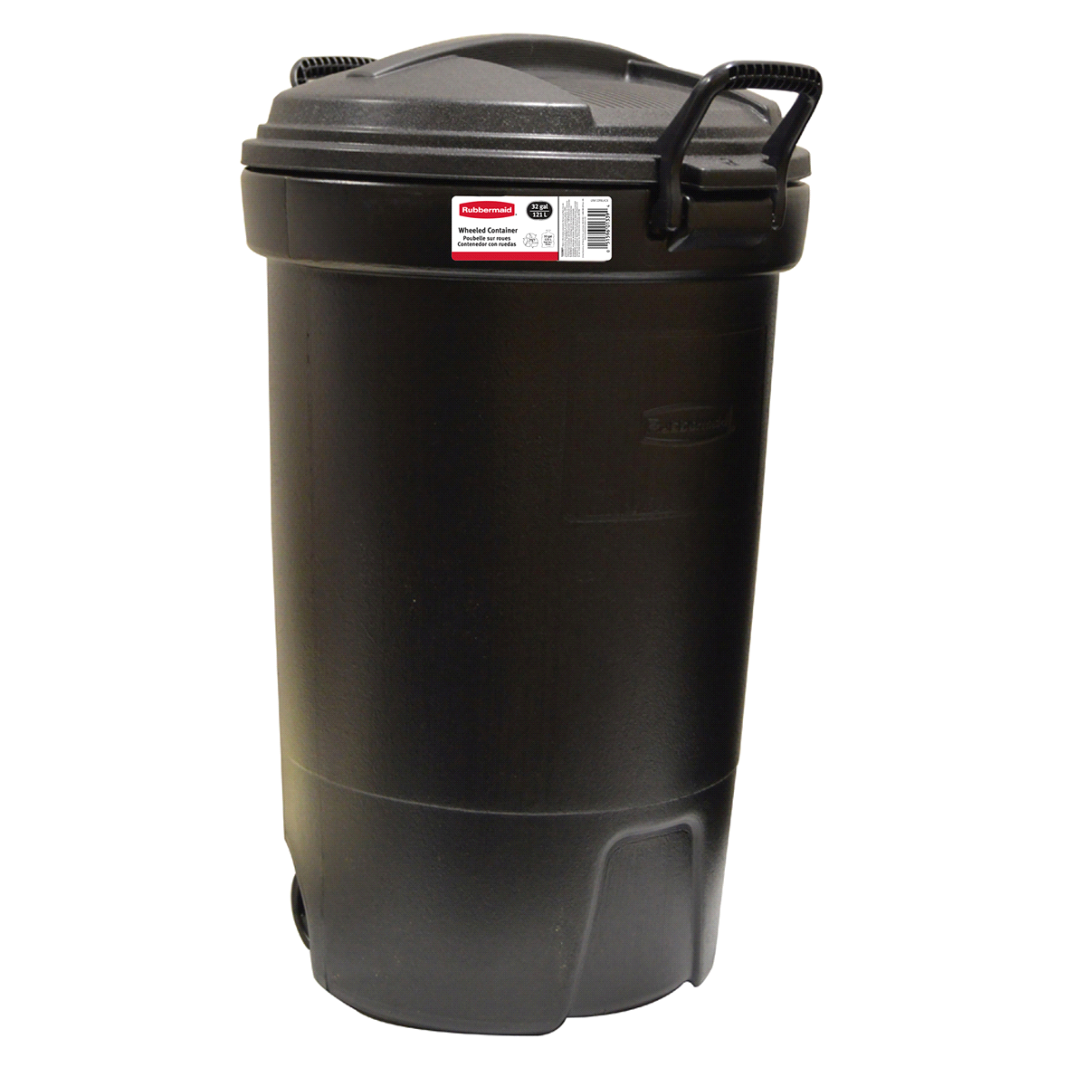 2 Rubbermaid 32 gallon Wheeled Trash Cans - Sherwood Auctions