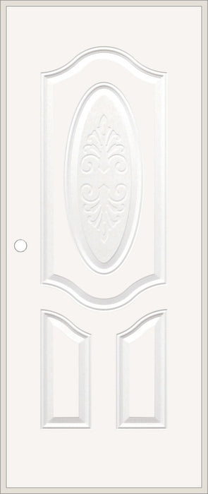 Olympian Athena WHITE Ark Flower 32x80 Metal Door