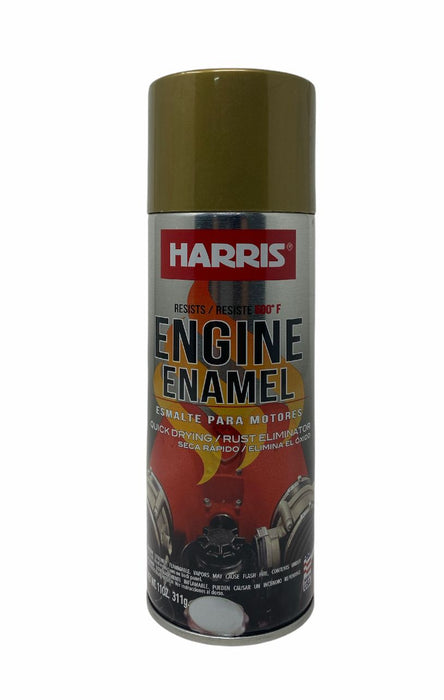 Harris Gold Engine Enamel Spray paint 11oz H-38130