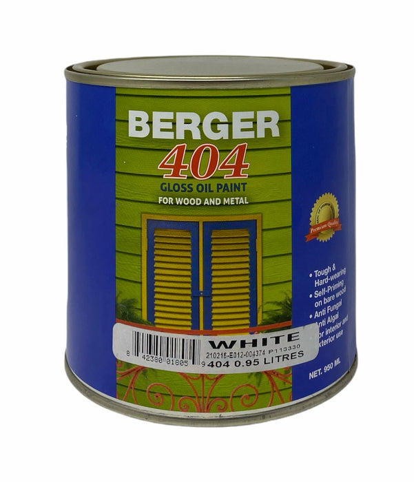 Berger 404 Gloss White Quart