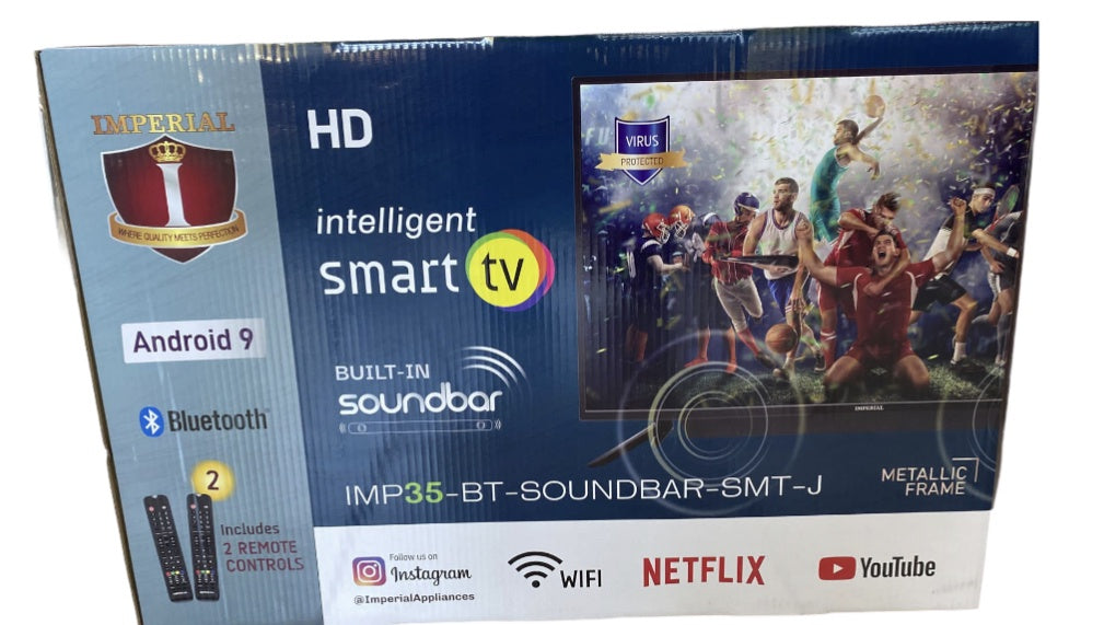Imperial 32" 8GB Smart TV & Soundbar  - IMP35-BT-SOUNDBAR