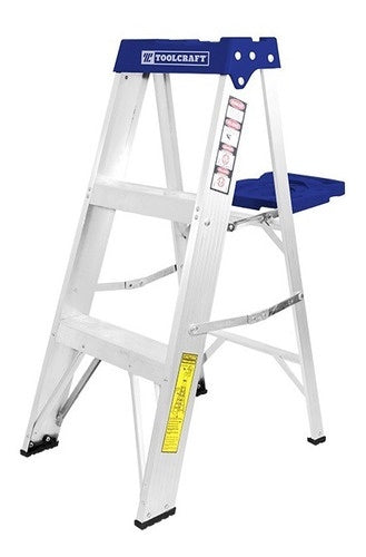 Toolcraft Aluminum 4 Foot Step Ladder Type III TC3206