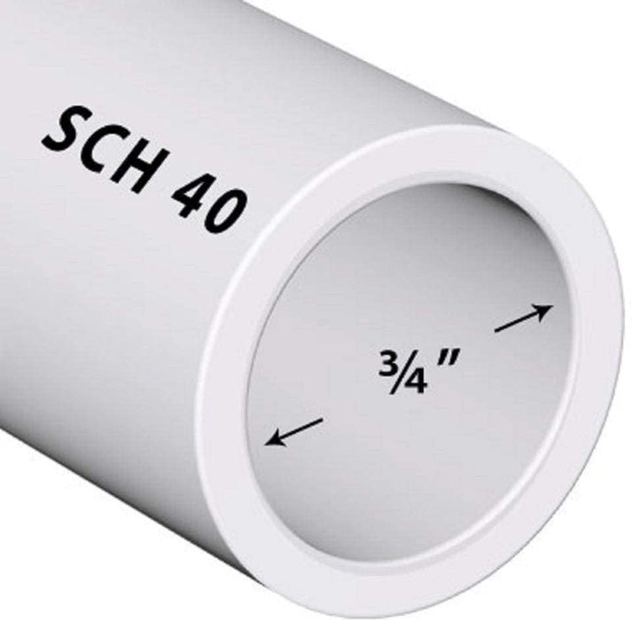 3/4" PVC Sch 40 Pipe Length