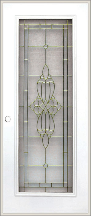 Olympian Ceres Square Glass 36x80 Metal Door