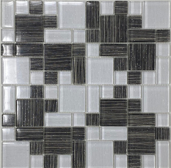 Mosaic Texture BW 12"x12" Sheet 1 sqft / piece