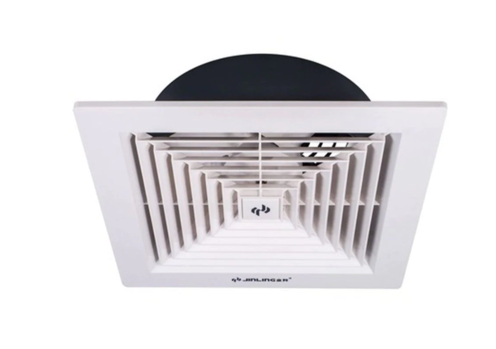 JingLing Bathroom Duct Ventilating Exhaust Fan 8" Plastic Louvered w/ Front Guard 110v/50hz  APB-20-4-30