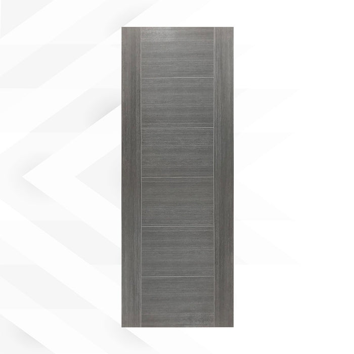 Amparo HDF Textured Silver Interior Door 30x80 Cali017