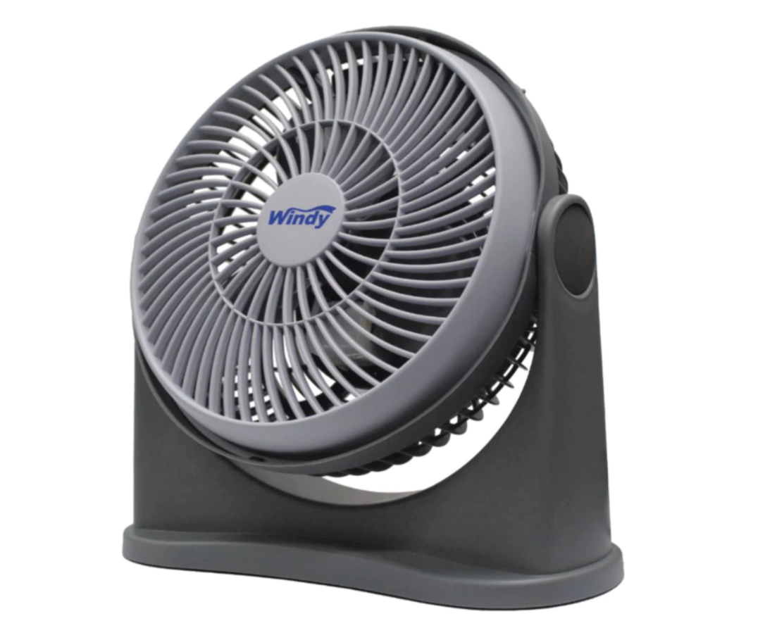 Windy 8" Black Round Table Fan BX-08 — Total Hardware & Supplies