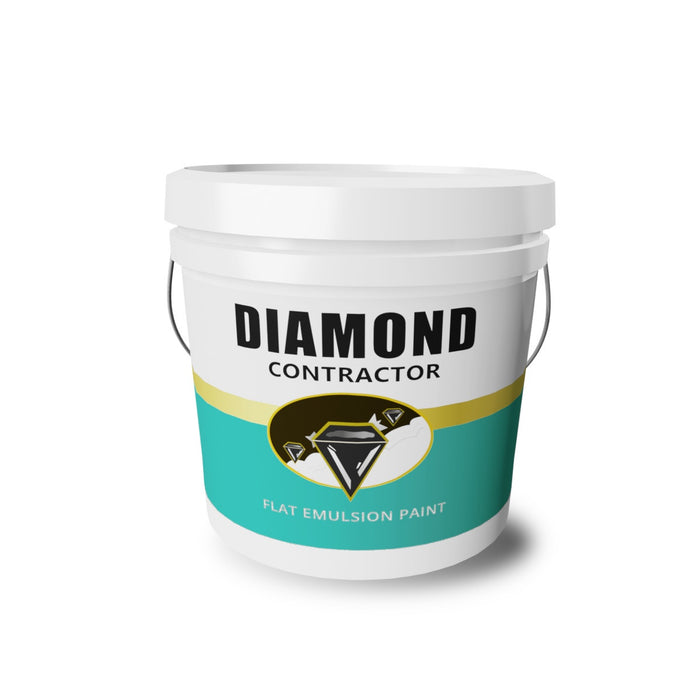 Diamond Contractor White  Flat Emulsion 1 Gallon
