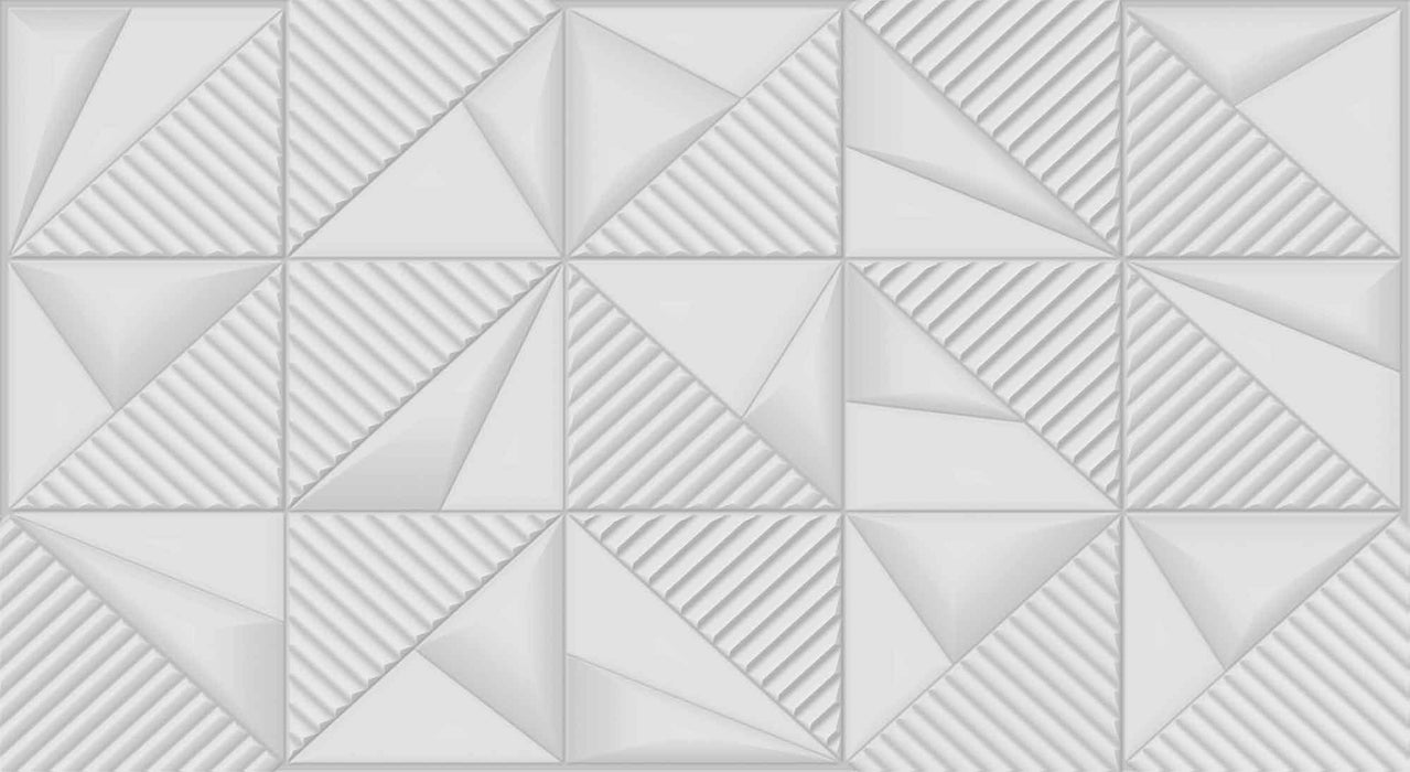 Unique White 33x60.5 (13"x24") Wall Tile 12PPB 2.14 sqft/p