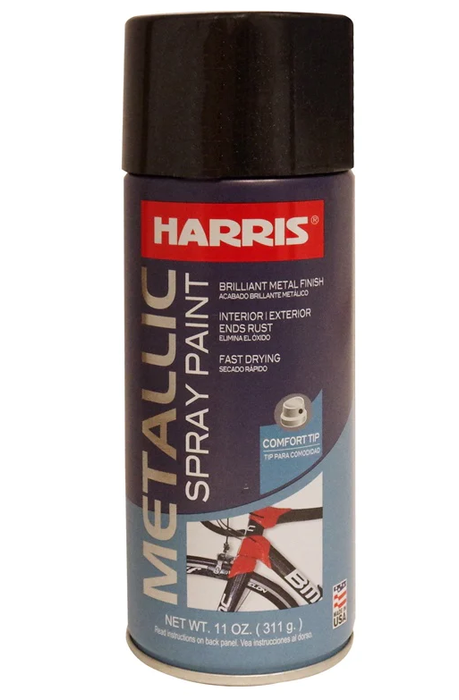 Harris Metallic Black Spray Paint 11oz.   H-38579