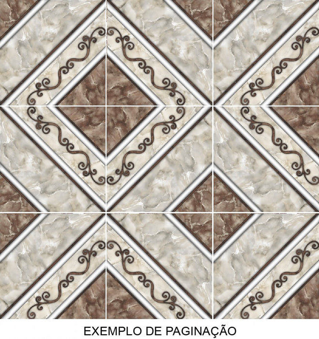 44525 Barcelona  44x44 (17"x17") Ceramic Floor Tile 13PPB 2.08 sqft/p