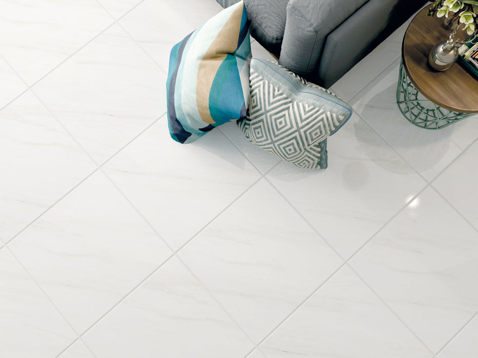 LF59124 Pedra Bianco 57x57 (22.4"x22.4") Ceramic Floor Tile PPB 3.49 sqft/p