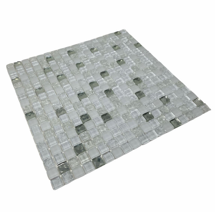 Mosaic Mint White 12"x12" Sheet 1 sqft / piece