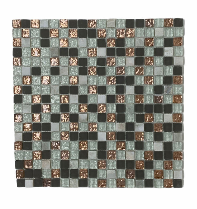 Mosaic Mixed Pink 12"x12" Sheet 1 sqft / piece