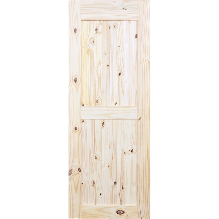 36x80 V-Joint Pine Vertical Panel Door PVP036