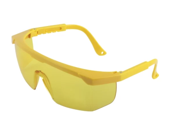 yellow safety goggles Toolcraft Yellow Safety Glasses TC1918 — Total Hardware & Supplies