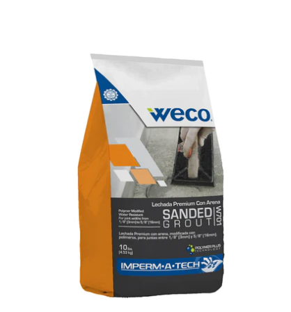 Weco Sanded Frost Gray Grout 10lbs W93