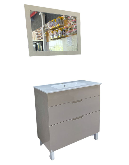 Nova 90cm (35.4") Vanity w/ Framed Mirror