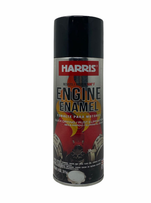 Harris Universal Black Engine Enamel Spray Paint 11oz H-38126