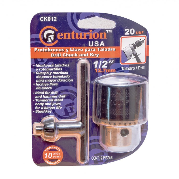 Centurion 1/2" Drill Chuck & Key CK012