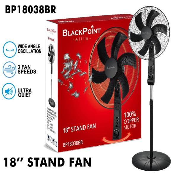 Blackpoint Elite 18" Standing Fan BP18038BR