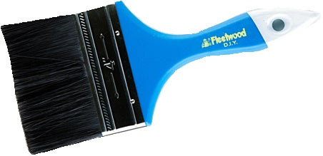 Fleetwood DIY 4" Paint Brush Blue Handle