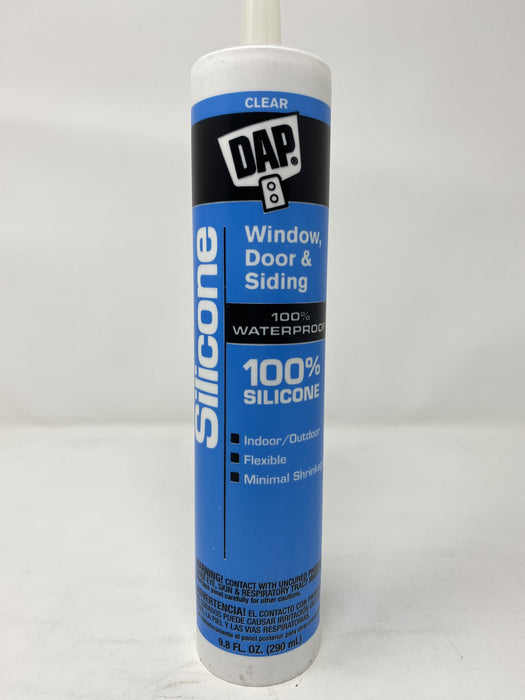 DAP Clear 100% Silicone 9.8fl oz (290ml)