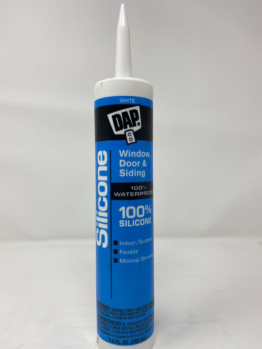 DAP White 100% Silicone 9.8fl oz (290ml)